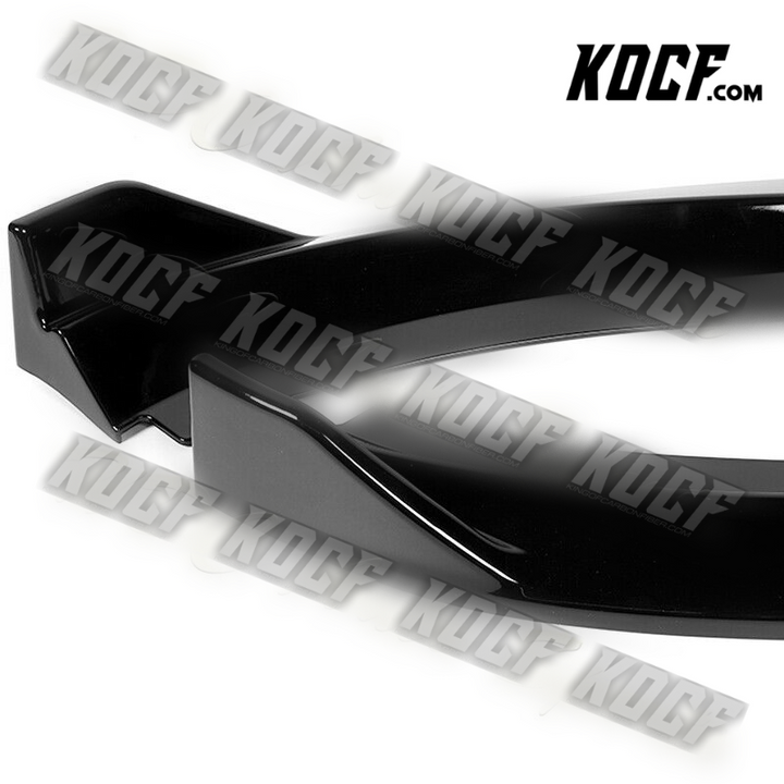 For 2012-2015 Volkswagen VW Passat Sedan Painted Black Front Bumper Spoiler Lip - KOCF.com - Car Parts