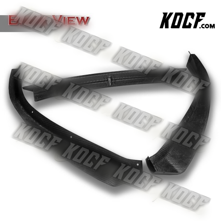 For 2016-2020 Tesla Model S Real Carbon Fiber Front Bumper Splitter Spoiler Lip - KOCF.com - Car Parts