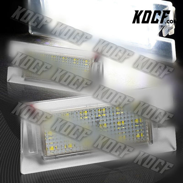 For 2014-2018 Jeep Cherokee Xenon White 18-SMD LED 6000K License Plate Lights