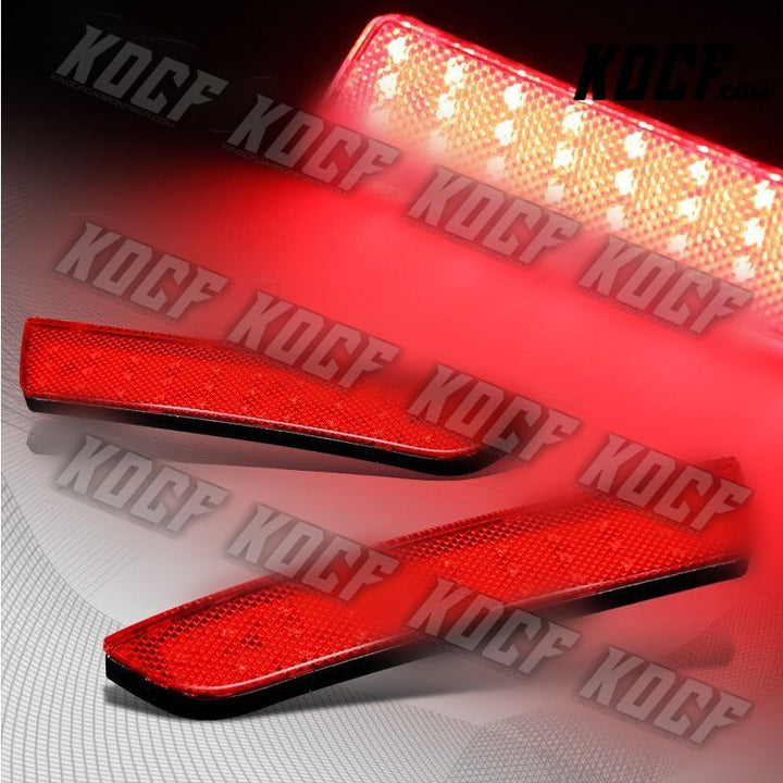 For 14-20 Mercedes Vito Valente Metris Red Lens 60-LED Rear Bumper Brake Lights - KOCF.com - Car Parts