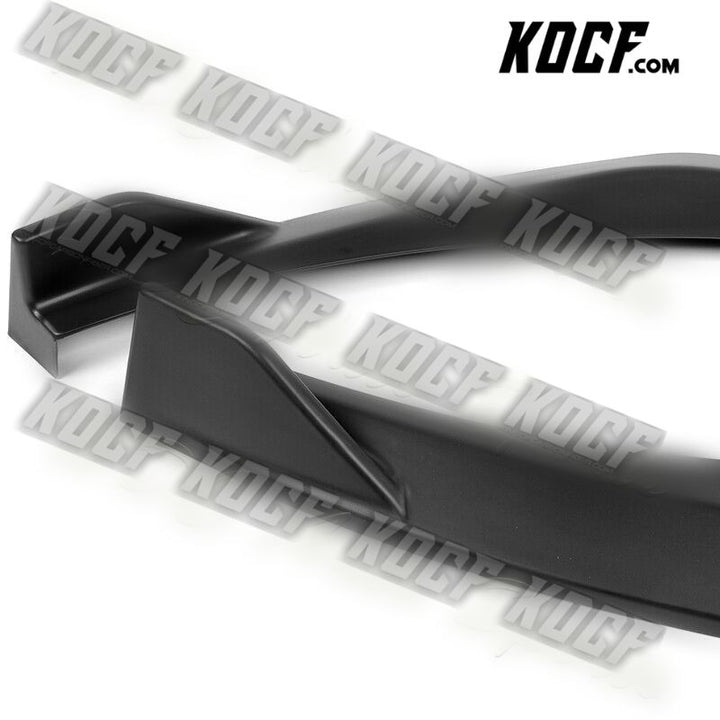 For 2019-2021 Kia Forte STP-Style Matt Black Front Bumper Splitter Spoiler Lip - KOCF.com - Car Parts