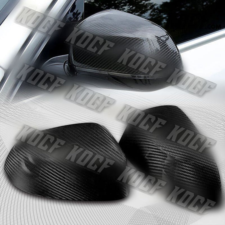 For 2014-2018 BMW X3 X4 X5 X6 100% Real Carbon Fiber Side Mirror Cover Cap 2pcs - KOCF.com - Car Parts