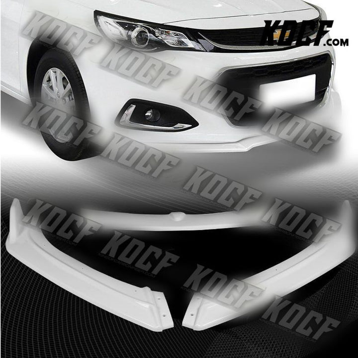 For 2013-2018 Chevrolet Malibu Painted White Front Bumper Body Kit Splitter Lip - KOCF.com - Car Parts