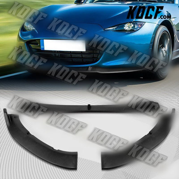 For 2016-2021 Mazda Miata MX-5 MP-Style JDM Matt Black Front Bumper Body Kit Lip