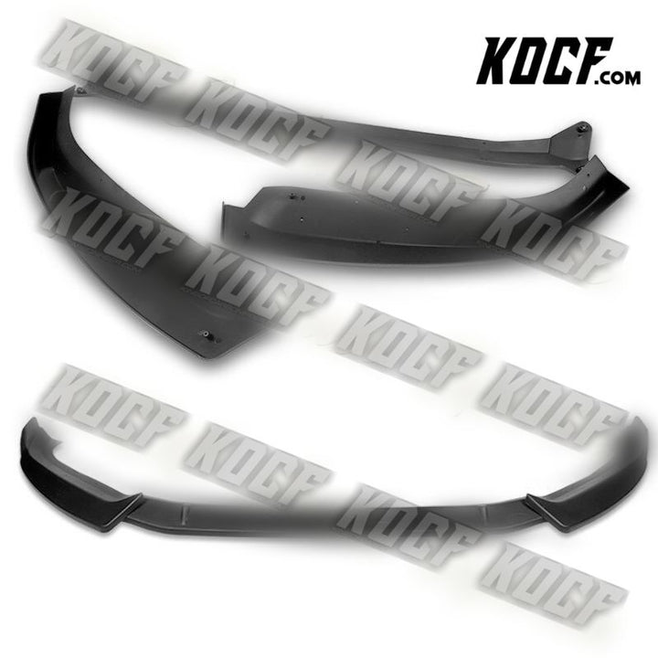 For 2017-2019 Audi A4 S4 B9 Sedan S-Line Black Front Bumper Splitter Spoiler Lip - KOCF.com - Car Parts