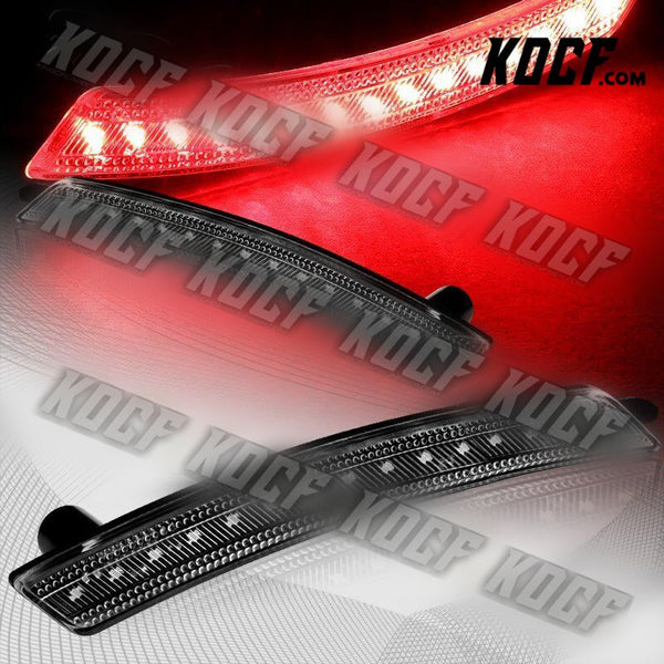 For 2007-2015 Mini Cooper Red LED Clear Rear Fender Side Marker Lights Lamp 2pcs - KOCF.com - Car Parts