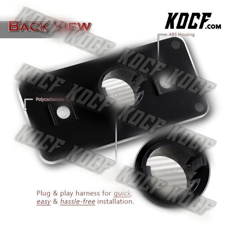 For 2002-2014 Mercedes G500 G550 W463 Clear Lens Front+Rear Side Marker Lights - KOCF.com - Car Parts