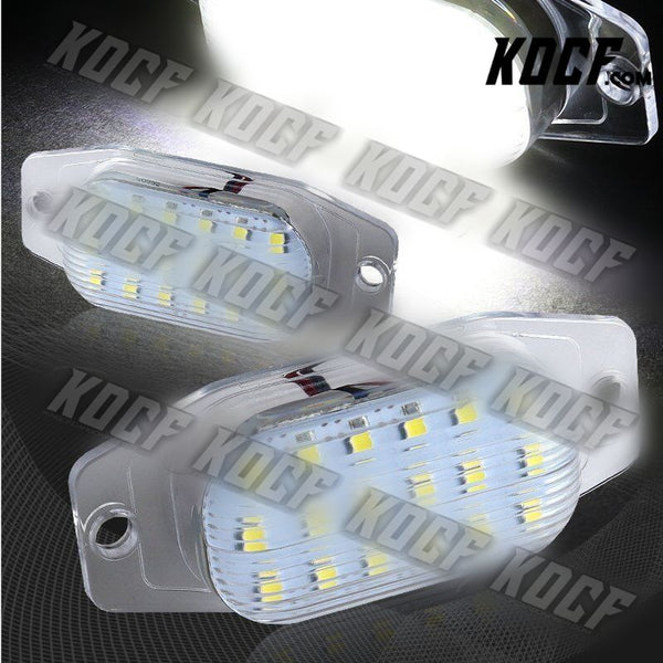 For Toyota Cruiser Land Cruiser LX450 White 18-SMD LED License Plate Lights Lamp - KOCF.com - Car Parts