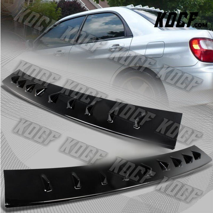 For 2002-2007 Subaru Impreza WRX Glossy Black ABS MR Shark Fin Rear Roof Spoiler - KOCF.com - Car Parts