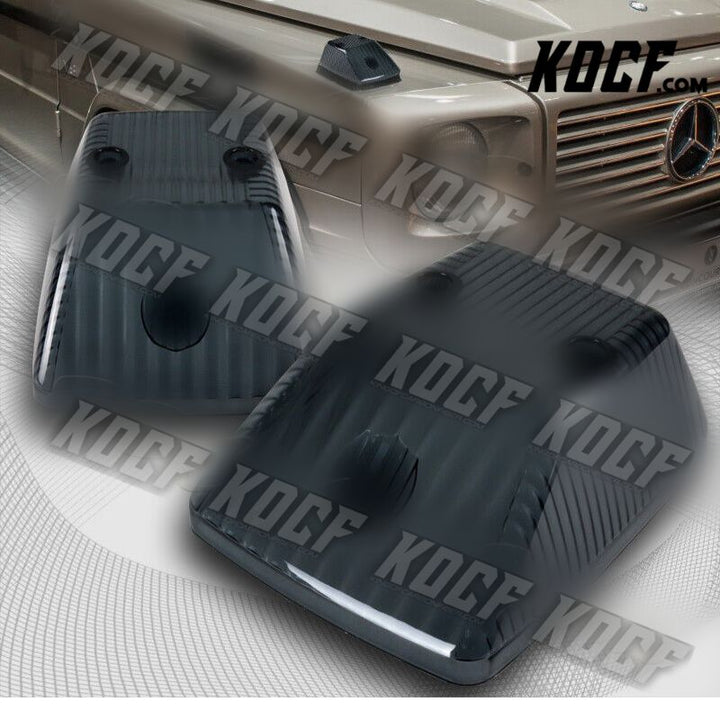 For 1990-2018 Mercedes Benz G-Class W463 Smoke Lens Front Turn Signal Light Lamp - KOCF.com - Car Parts