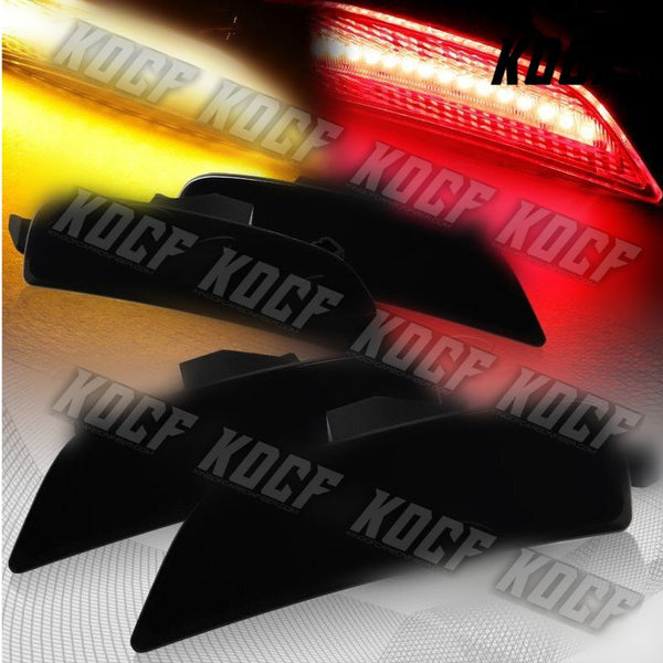 For 2016-2021 Mazda MX5 Miata LED Smoke Lens Front+Rear Side Marker Lights 4pcs - KOCF.com - Car Parts