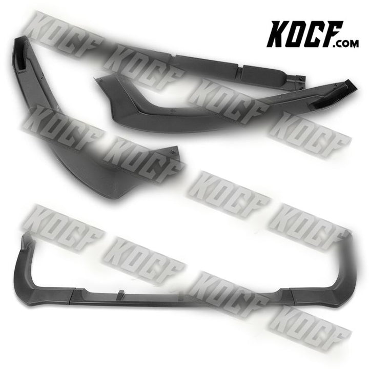 For 2019-2021 Toyota Avalon STP-Style Matt Black Front Bumper Body Spoiler Lip - KOCF.com - Car Parts