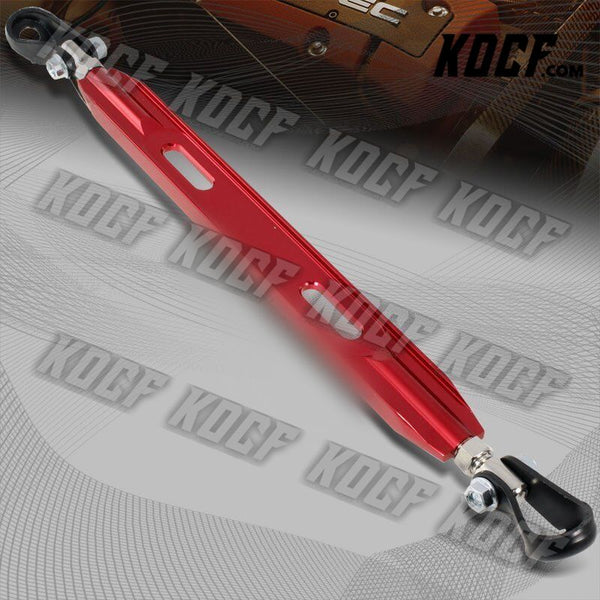 For 1996-2000 Honda Civic Rear Lower Red Aluminum Tower Brace Strut Bar Tie Bar