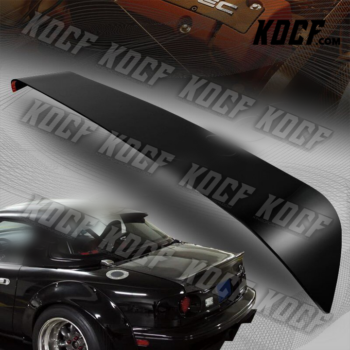 For 1990-2005 Mazda Miata Hard Top Smoke Acrylic Rear Window Roof Visor Spoiler - KOCF.com - Car Parts