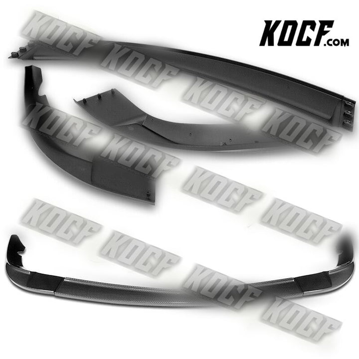 For 2005-2013 Corvette C6 ZR1-Style Base Carbon Painted Front Bumper Spoiler Lip - KOCF.com - Car Parts