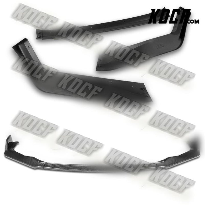 For 17-20 Lexus IS-Series AR-Style Carbon Look Front Bumper Splitter Spoiler Lip - KOCF.com - Car Parts