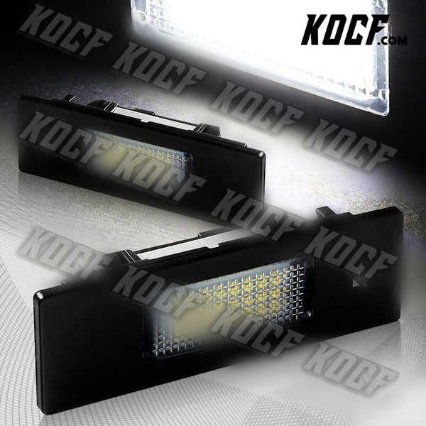 For BMW E63 E64 F06 F12 F13 F20 E85 E86 E89 Xenon White LED License Plate Lights