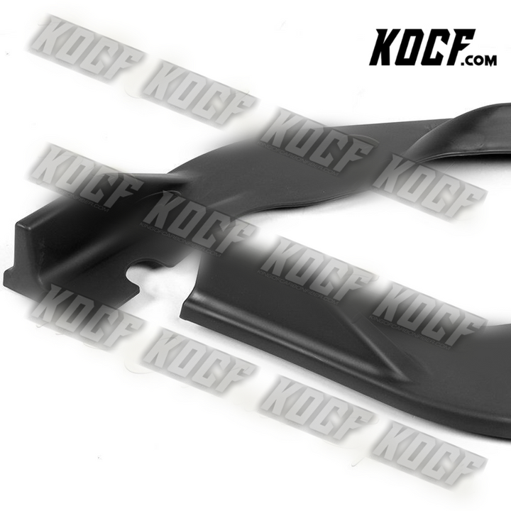 For 11-12 Honda CR-Z JP-Style Matt Black Front Bumper Body Splitter Spoiler Lip - KOCF.com - Car Parts