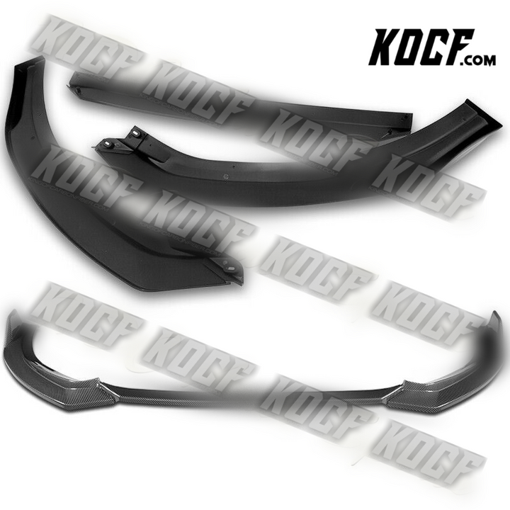 For 2021-2022 Kia K5 GT-Line STP-Style Carbon Painted Front Bumper Spoiler Lip - KOCF.com - Car Parts