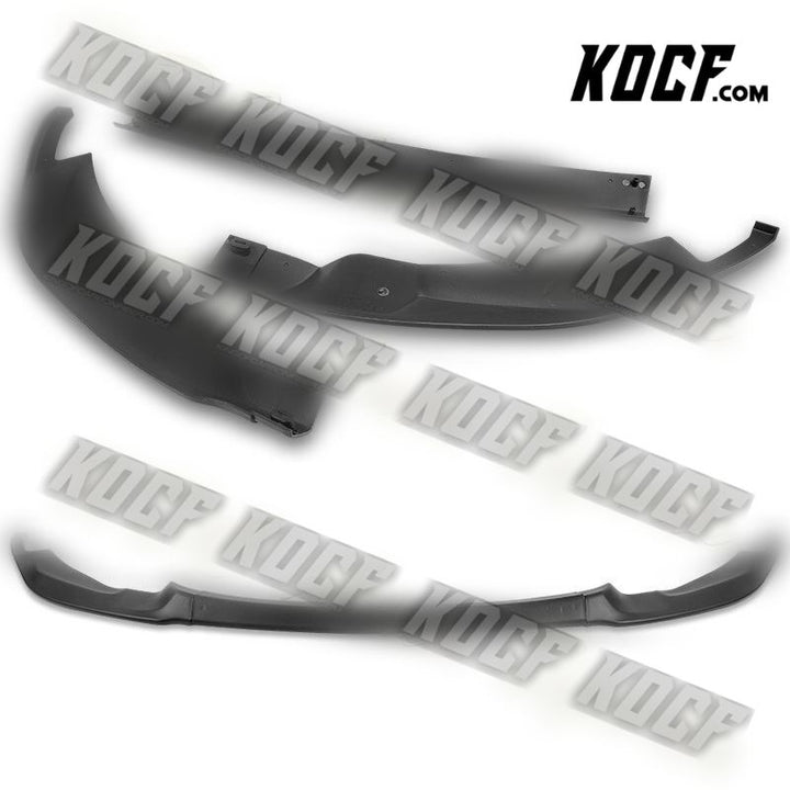 For 2015-2019 BMW F80 F82 F83 M3 M4 GT-Style Matt Black Front Bumper Spoiler Lip - KOCF.com - Car Parts