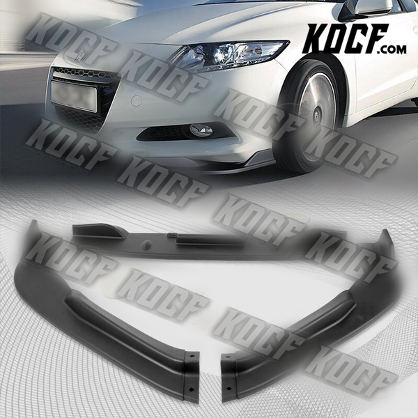 For 11-12 Honda CR-Z JP-Style Matt Black Front Bumper Body Splitter Spoiler Lip - KOCF.com - Car Parts