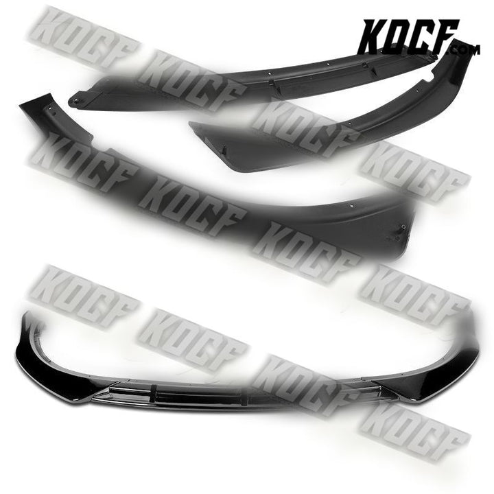 For 16-18 Kia Optima LX EX Painted Black Front Bumper Body Splitter Spoiler Lip - KOCF.com - Car Parts