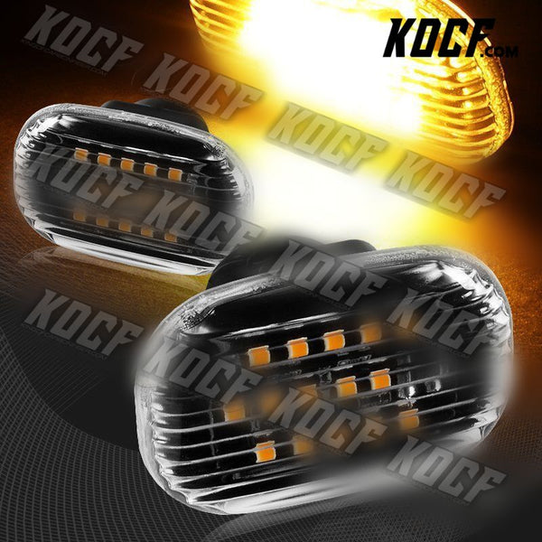 For Toyota Supra/Celica/MR2 Spyder Clear Lens Amber LED Signal Side Marker Light - KOCF.com - Car Parts