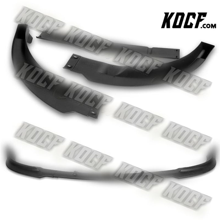 For 2020-2022 Tesla Model Y STP-Style Matt Black Front Bumper Body Spoiler Lip - KOCF.com - Car Parts