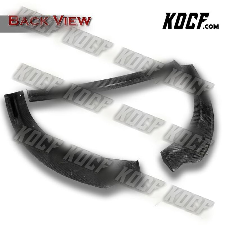 For 2015-2021 Dodge Charger Real Carbon Fiber Front Bumper Splitter Spoiler Lip - KOCF.com - Car Parts