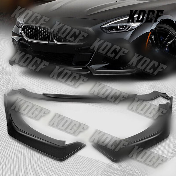 For 2019-2022 BMW Z4 G29 M-Sport Matt Black Front Bumper Body Kit Spoiler Lip - KOCF.com - Car Parts