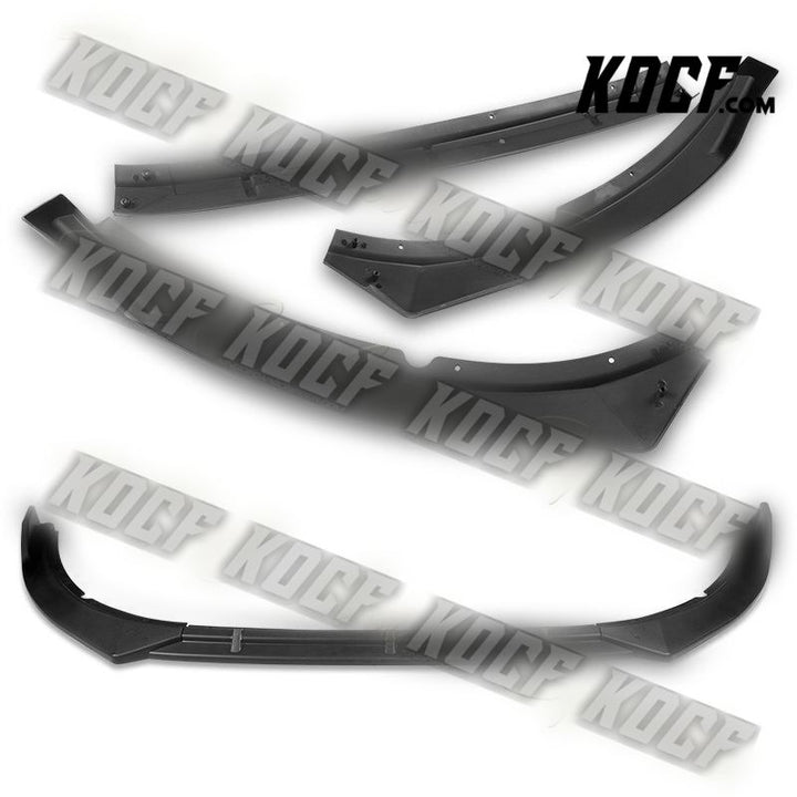 For 14-15 Kia Optima STP-Style Matt Black Front Bumper Splitter Spoiler Lip Kit - KOCF.com - Car Parts
