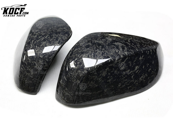 Top Quality Forged Carbon Fiber Mirror Cover for Infiniti Q50 Q60 Q70 QX30 2014+ Replace type Housing Casing