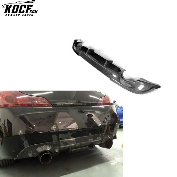 2D Carbon Fiber G37 Auto Rear Diffuser for Infiniti G37 09-10