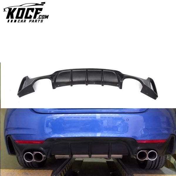 Black FRP F32 Rear Diffuser for BMW F33 F36 435i 440i M Sport 13-18