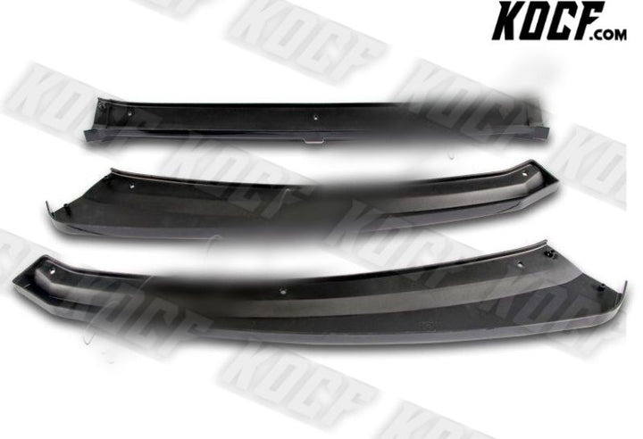 For 2015-2018 Ford Focus Painted Black Front Bumper Body Kit Spoiler Lip 3PCS - KOCF.com - Car Parts