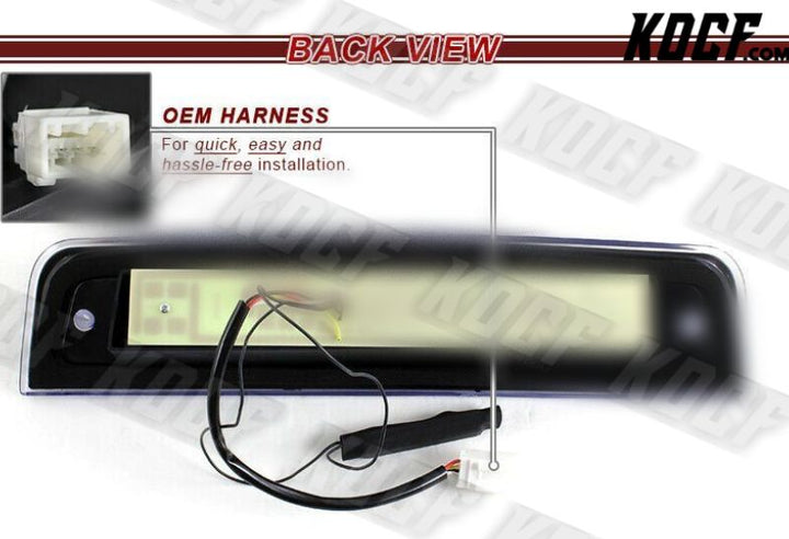 For 11-17 Ram 1500 2500 3500 Black/Smoke LED 3RD Third Brake Light W/Cargo Lamp - KOCF.com - Car Parts