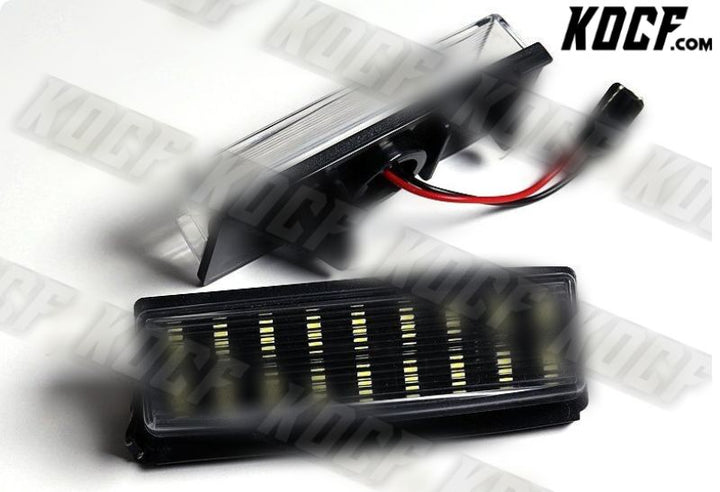 For 2006-2015 Mazda MX-5 MX5 Miata White 18-SMD LED License Plate Lights Lamps - KOCF.com - Car Parts