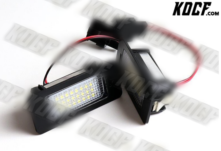 For 2009-2014 Audi A4 S4 A5 S5 TT 6000K License Plate 24-SMD White LED Lights - KOCF.com - Car Parts