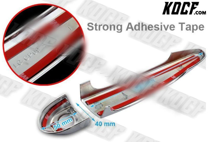 For 2012-2018 BMW F30 3-Series Mirror Chrome Door Handle Cover Cap Trim Kit 8pcs - KOCF.com - Car Parts