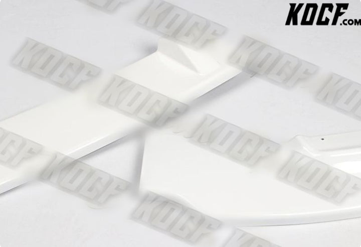 For 06-08 Honda Civic 4DR JDM CS-Style Painted White Front Bumper Body Lip 3PCS - KOCF.com - Car Parts