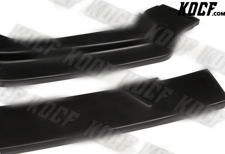 For 2014-2017 Infiniti Q50 Sport Unpainted Black Front Bumper Body Kit Lip 3PCS - KOCF.com - Car Parts