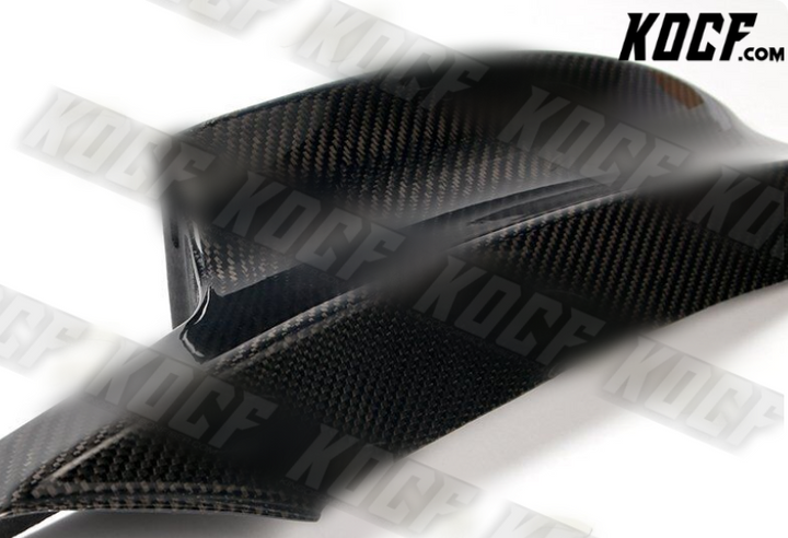 For 2012-2018 BMW 3-Series M-Sport Real Carbon Front Bumper Splitter Spoiler Lip - KOCF.com - Car Parts