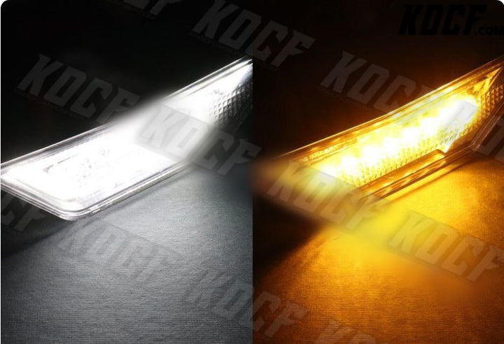 For 16-20 Honda Civic 10Th LED Smoke Lens Front Signal Side Marker Lights Lamps - KOCF.com - Car Parts