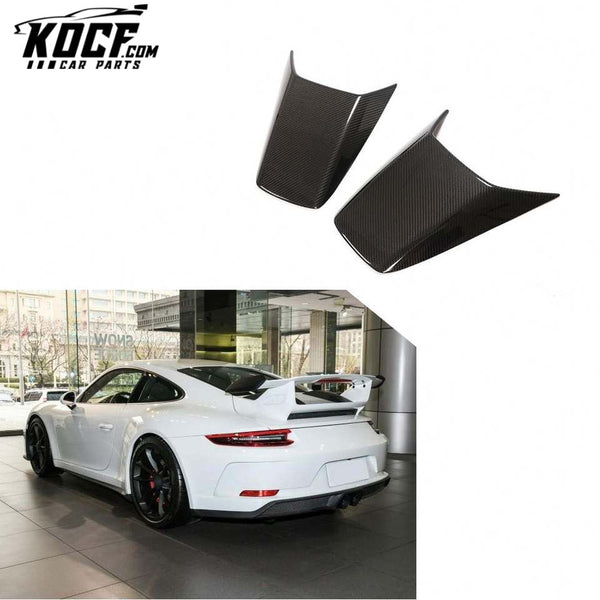 Modify Luxury Dry Carbon Fiber 911 Car Rear Trunk Air Vents for Porsche 911 GT3 Coupe 2-Door 2018