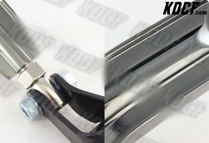 For 1996-2000 Honda Civic GUN METAL Aluminum Lower Front+Rear Strut Tie bar 2pcs - KOCF.com - Car Parts