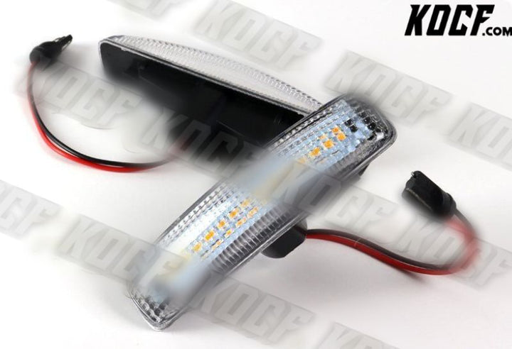 For 06-13 Range Rover Sport L320 Clear Amber LED Turn Signal Side Marker Lights - KOCF.com - Car Parts