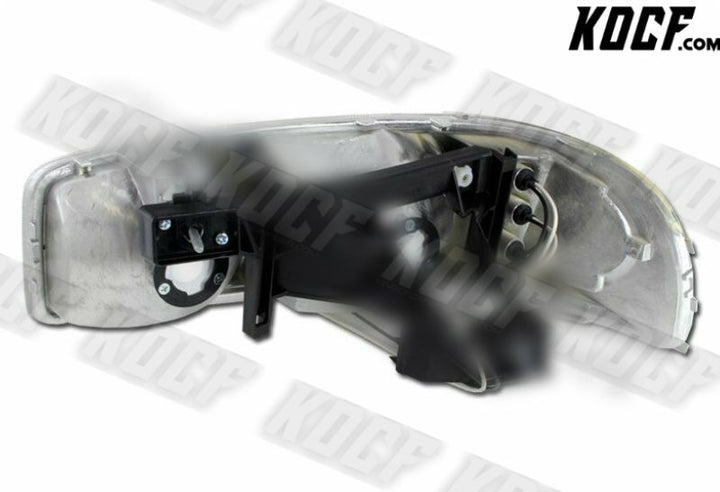 For 1999-2006 GMC Sierra 1500 2500 LED Smoke Lens Headlights W/Amber Reflector - KOCF.com - Car Parts