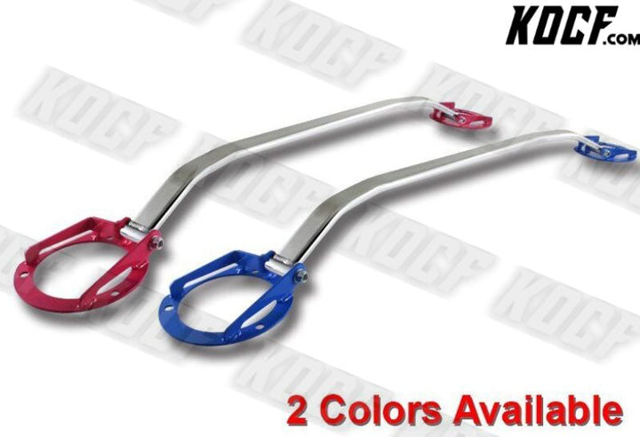 For 08-14 Subaru Impreza WRX STI JDM Aluminum Front Upper Strut Tower Bar Pink - KOCF.com - Car Parts