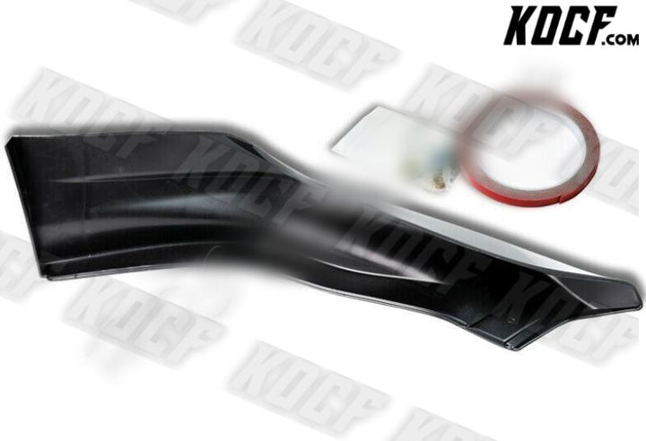 For 2014-2015 Honda Civic 2DR/Coupe HFP-Style Black Front Bumper Spoiler Lip 2pc - KOCF.com - Car Parts