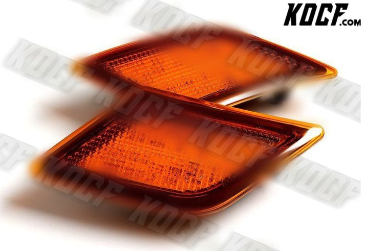 For 2008-2011 Mercedes W204 C-Class Amber Lens Amber LED Side Marker Lights Lamp - KOCF.com - Car Parts